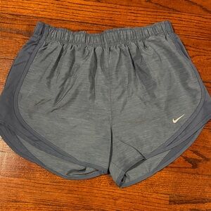 Nike Women's Heathered Blue Shorts